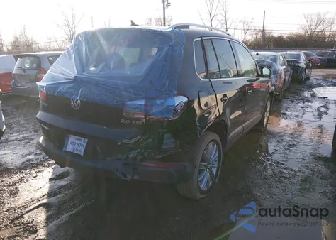 2012 Volkswagen Tiguan Se из США, поврежденный, VIN WVGAV7AX9CW537473